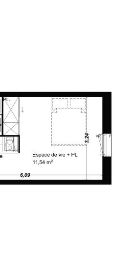 Location Appartement 1 pièce 18m² FRANQUEVILLE ST PIERRE 76520 - Photo 2