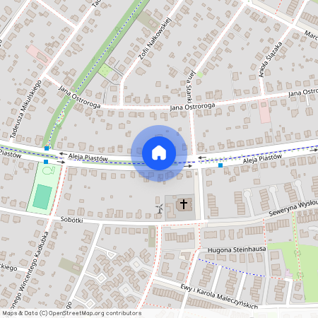 ul. Piastowska, Oporów, Fabryczna, Wrocław, dolnośląskie