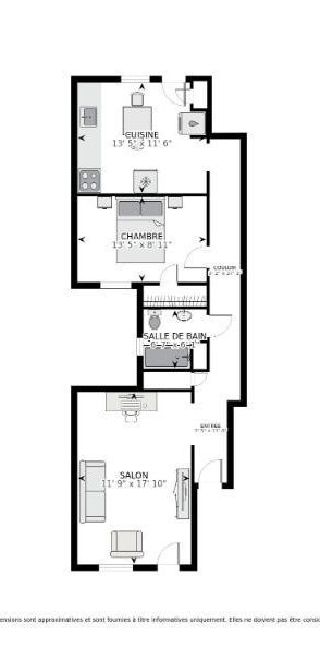 3 1/2 - Montréal (Ahuntsic) - 1 300 $/mois - Photo 1