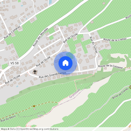 1971, Champlan (Grimisuat), Rue des Grandchamps, 21