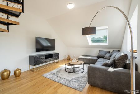 Welc(H)ome® by RIDA FLATS – Rodenkirchen Musikerviertel! Penthouse-Maisonette: Balkon & Garage - Photo 3