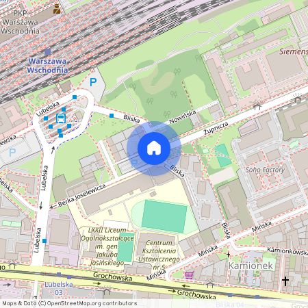 ul. Bliska, Kamionek, Praga-Południe, Warszawa, mazowieckie