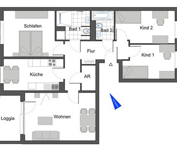 Neubauwohnung in Darmstadt-Bessungen - Foto 1