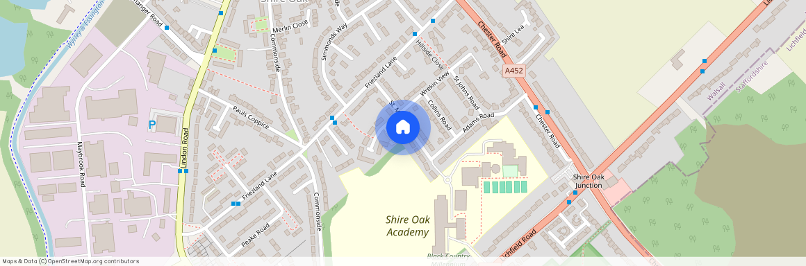 St. Marks Road, Brownhills, Walsall, West Midlands, WS8