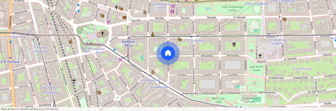 Budečská, Praha 2 - Vinohrady