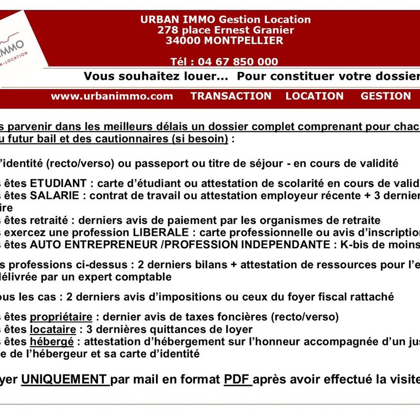 Location Appartement 2 pièces 29m² MONTPELLIER 34070 - Photo 1