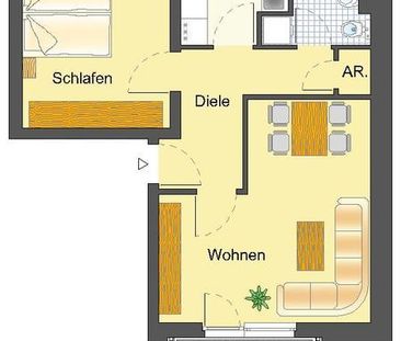 Gemütliche und Stadtnahe 2 Zimmerwohnung mit Balkon - Foto 4