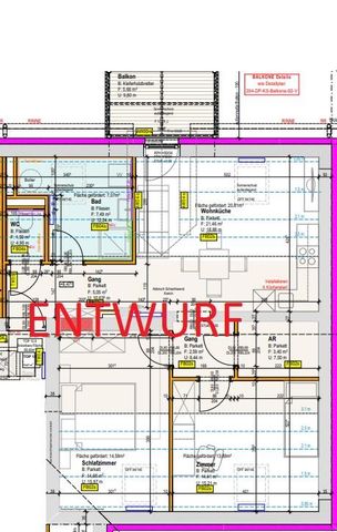 Erstbezug – geförderte Miete – Kolonieweg – 69m² – 3 Zimmer - Photo 5