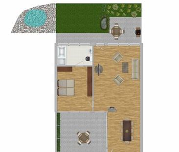 Voll möbliertes Einfamilienhaus mit All-inclusive-Warmmiete - Photo 3