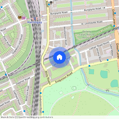 Lothair Road South (Dup), Finsbury Park, Manor House, London, N4