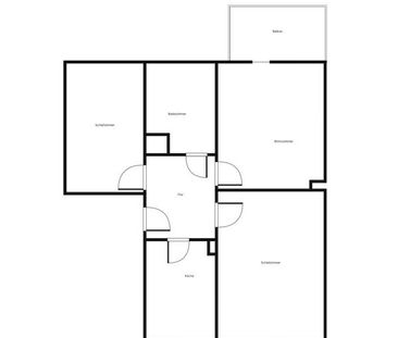 Perfekt für Sie – 3-Zimmer mit Balkon und Fassadenvollwärmeschutz - Photo 6