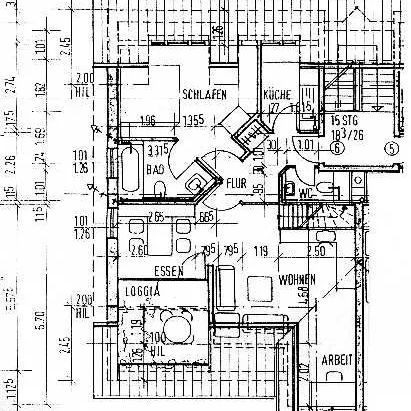 Moderne 2 Zimmer-Wohnung im Dachgeschoss mit Loggia und Stellplatz - Photo 1
