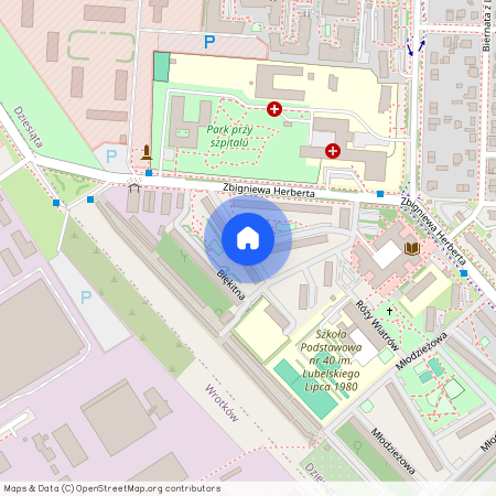 ul. Błękitna, Dziesiąta, Lublin, lubelskie