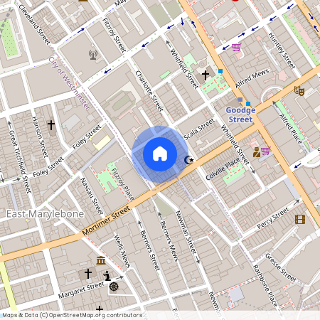 Goodge Place, Fitzrovia, London, W1T