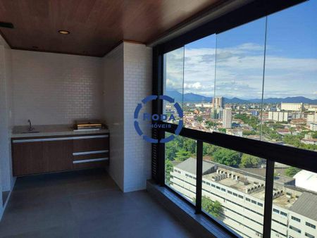 Apartamento para locação 1 dormitório (suíte) | Varanda Gourmet no Boqueirão- Santos! - Foto 5