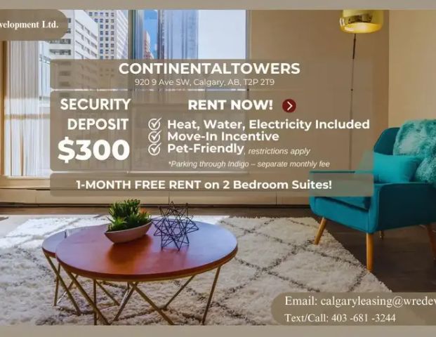 CONTINENTAL TOWERS | 920 9 Avenue Southwest, Calgary - Photo 1