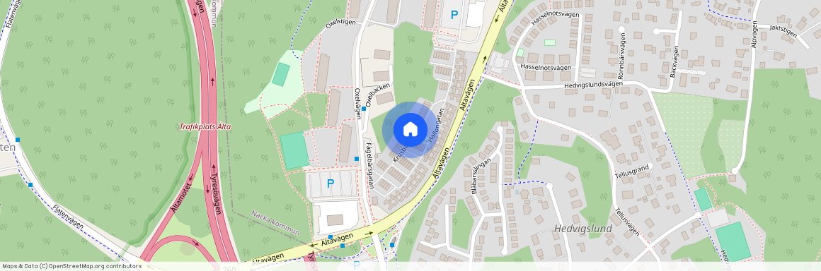 Körsbärsgatan, Älta