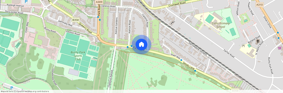 Park Road, Teddington, TW11, London