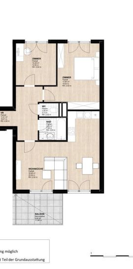 AB JUNI: Lichtdurchflutet und modern: 3-Zimmer-Traum mit Balkon - Photo 1