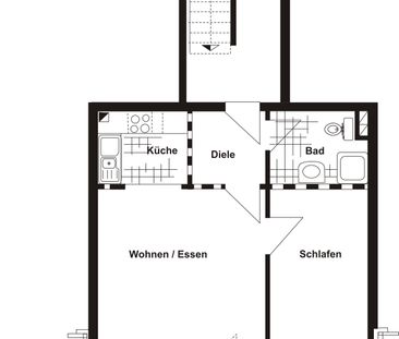 1,5-Zimmer Erdgeschosswohnung in ruhiger Lage von Norderstedt - Photo 4