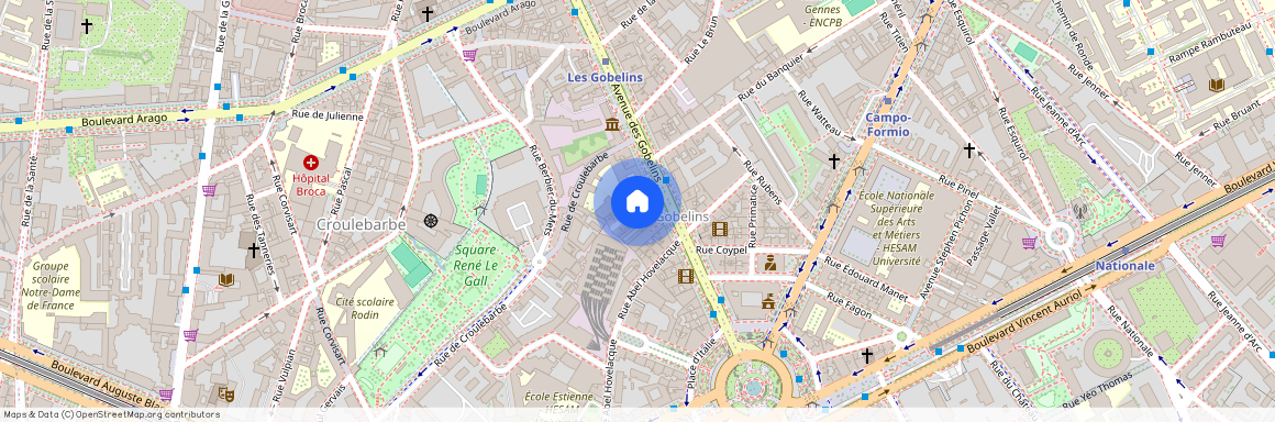3 Villa des Gobelins, 75013 Paris, France