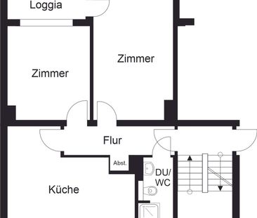 + 2 Zimmer komplett modernisiert + - Foto 5