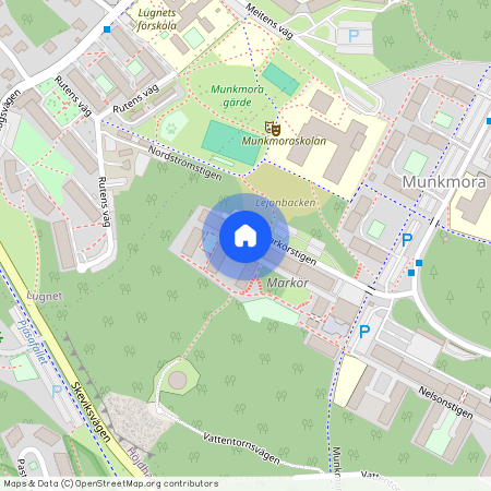 Markörstigen 8, Munkmora