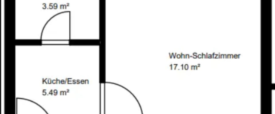 ab 01.03.26: in 2023 modern renovierte, gut geschnittene, helle 1 ZKB nähe Stadion - Foto 1