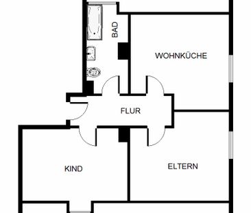 2-Zimmer-Wohnung in Gelsenkirchen Scholven - Foto 1