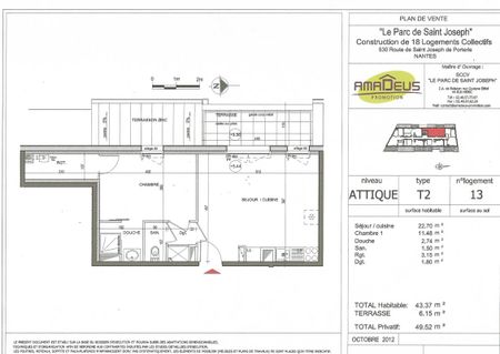 Location Appartement 2 pièces 43m² NANTES 44300 - Photo 5