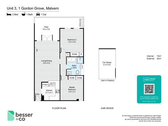 3/1 Gordon Grove, Malvern VIC 3144 - Apartment For Rent | Domain - Photo 1