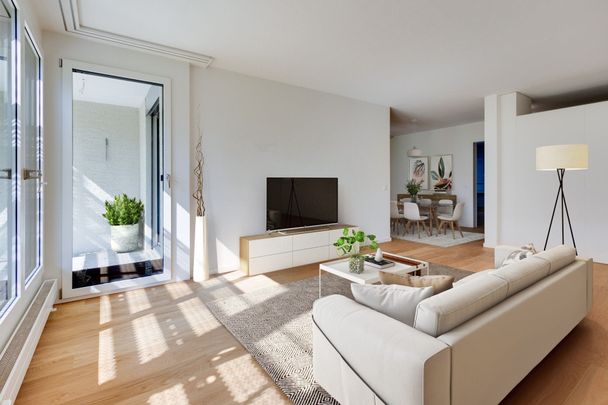 Beautiful ground floor apartment with seating area and sun blinds - Photo 1