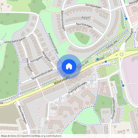 Mälarvägen 77, Eds Allé