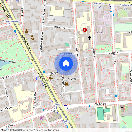 ul. Turecka, Sielce, Mokotów, Warszawa, mazowieckie