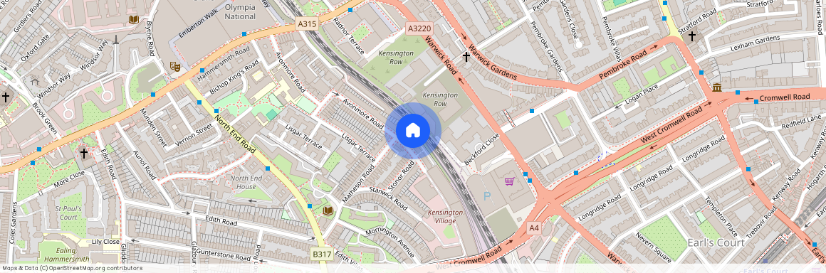 Avonmore Gardens, London W14, West London
