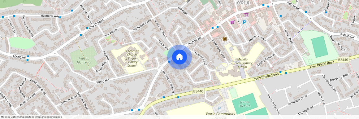 Nutwell Square, Worle, Weston-super-Mare