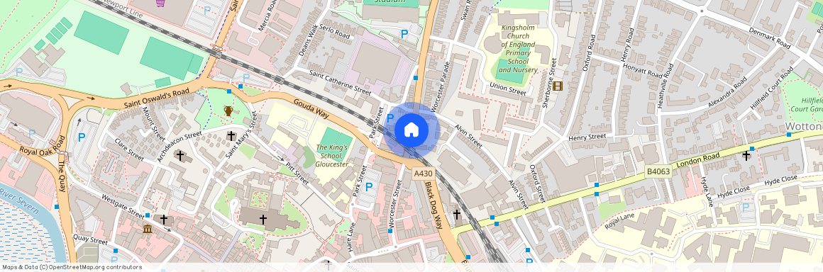 Gloucester, Worcester Street, GL1, Gloucestershire
