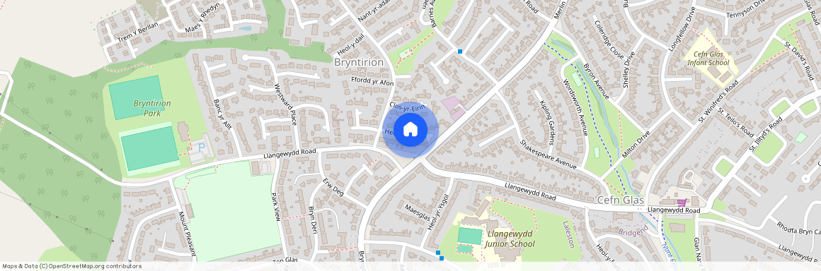 Heol-y-Blodau, Bridgend CF31