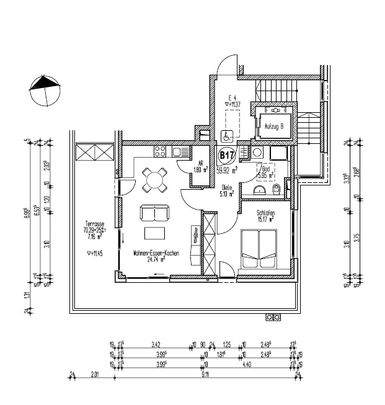 Moderne Penthaus-Wohnung in traumhafter Lage von Neureut - Foto 1