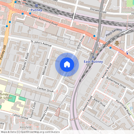 Carlton Drive, Putney, London, SW15