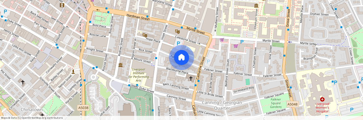 Falkner Street, Georgian Quarter, L8, L4, Chiltern