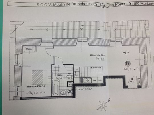 Appartement Morigny Champigny 2 pièce(s) 50.65 m2 - Photo 1