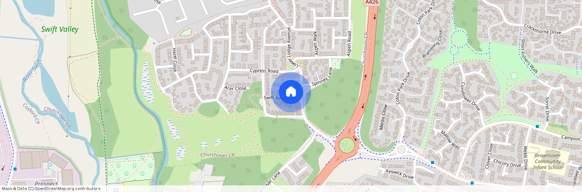 Swift Avenue, Eden Park, Rugby, CV21