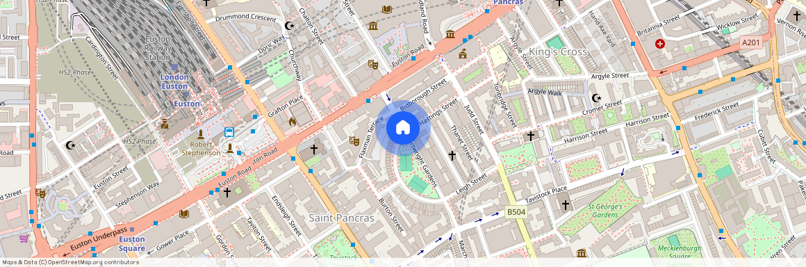 Flat 02 Cartwright Gardens, WC1H 9EH, Bloomsbury