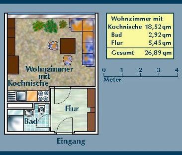 1-Zimmer-Single-Wohnung in Johannstadt - Foto 3