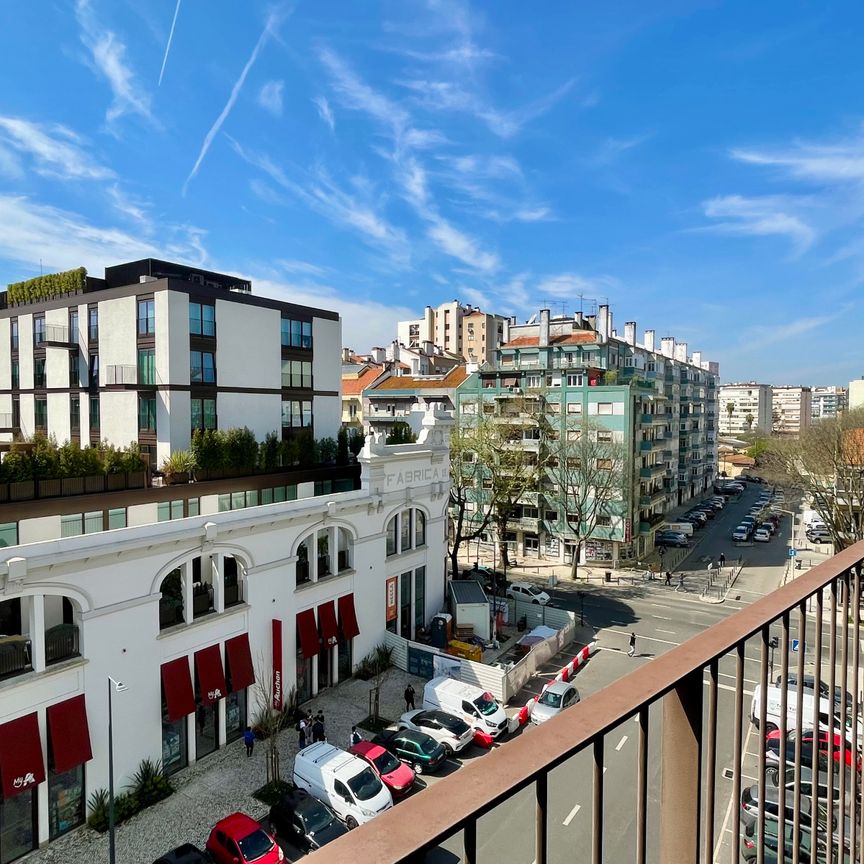 Apartamento T3 exclusivo em condomínio privado de prestígio, Fábrica 1921, com piscina em rooftop, ginásio e jardim. Benfica, Lisboa - Foto 1