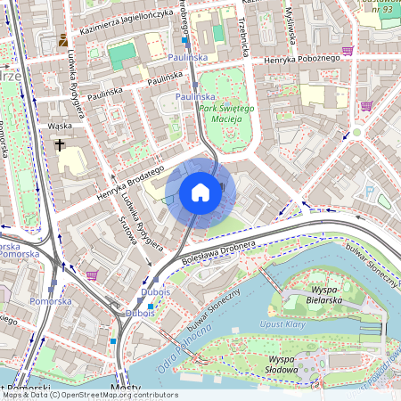 ul. Władysława Łokietka, Nadodrze, Śródmieście, Wrocław, dolnośląskie