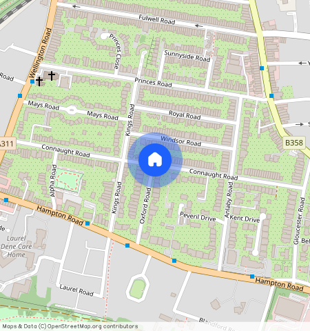 Connaught Road, Teddington, TW11