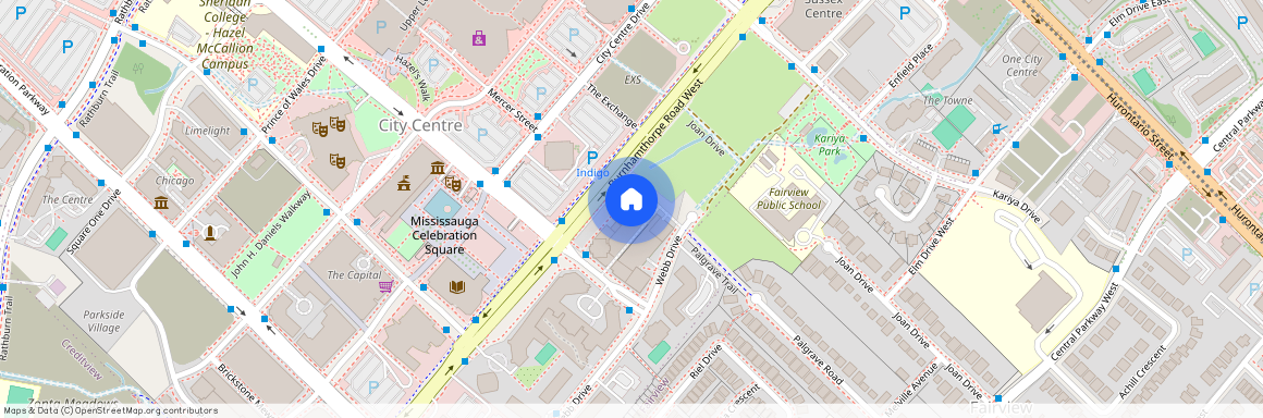 220 Burnhamthorpe Road #1002, Mississauga, City Centre