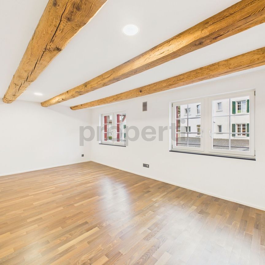 3.5-room duplex apartment (124/m²) directly on the Murg River, Minergie standard - Photo 1